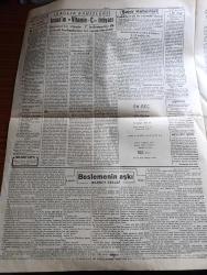 Bayram Gazetesi - 29 İkinciteşrin (Kasım) 1944 - büyük ideale doğru yazan Muvaffak Galip Sunal başmakale - Sovyet Fransız görüşmeleri - Roer ırmağında Alman müdafaa hattına girildi - General De Gaulle bugün Moskova'da bulunacak fotoğraf - harp ateşiyle harap olmak tehlikesinde bulunan Budapeşte şehrinden bir görünüş - merhum Ahmet Mithat'ın hatırası anılacak - Hollanda Almanya topraklarından pay talep ediyor - Ankara muhteliti İstanbul b takımını 2 0 yendi fotoğraf - Bayram gözüyle yazan Hasan Kumçayı - Amerika'dan 135 milyon liralık malzeme alıyoruz- beslemenin aşkı yazan Mahmut Yesari - Bayram günlerinde ne kesilir yazan Burhan Felek  - İsfendiyar Esat Kadaster - İsmail dümbüllü Beyoğlu İstanbul Gazino'sunda - sinema alemi mecmuası çıktı - kahramanlar destanı şık ve yıldız sinemalarında - ses Tiyatrosu opereti kapan - Lorel ve Hardy pasif korunma memurları Kadıköy Opera sinemasında - Hamiyet Yüceses Selahattin Pınar Hamdi Tokay Zehra bilir Novotni oteli altında aile saz salonunda -