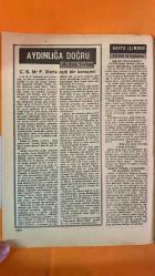 BÜYÜK GAZETE HAFTALIK SİYASİ MAGAZİN MECMUASI DERGİSİ - 31 ARALIK 1960 SAYI: 39/2 — M. FAİZ TURHAN - SAMİYE TURHAN - RIZA OLCAYTO - SÜREYYA ÖZGÖR - REGAT EKREM KOÇU - NACİ SADULLAH DANIŞ - MUHTAR YAZIR - HASAN ŞÜKRÜ ADAL - AZİZ NESİN - NİYAZİ AHMET BANOĞLU - NEVDET RÜŞTÜ EFE - GÜZİN SAYAR - AFİF YESARİ - İSLAM CUPİ - HALUK ŞEVKET - AVAL ANIL - NECATİ CUMALI - ORHAN KEMAL - FÜRUZAN H. TOKİN - SELAHATTİN HILAV - YAŞAR KEMAL - ADNAN VELİ - CENGİZ TUNCER - SENNUR SEZER - HARUN R. İDİL - VALA ÖNENGUT - İRİS KARANFİL - YAŞAR MERİÇ - SÜAVİ SCALP - OSMAN ÖZCAN - BURHAN BELGE - SALİM BAĞOL - EKREM ACUNER - AHMET YILDIZ - ALPARSLAN TÜRKEŞ - CEMAL GÜRSEL - NECİP - NASIR - DOKTOR KENTLİ - BAYUR - BÖLÜKBAŞI - AKIL HASTANESİNDE TEMSİL: HASTALARIN BAŞARILI OYUNU İLGİYLE İZLENDİ - ALTIN ARAYICILARI: “İSTANBUL’UN TAŞI TOPRAĞI ALTIN” SÖZÜNÜN PEŞİNDE - SOPHIA LOREN’İN PASAPORTU: FOTOĞRAFÇININ MERAKLI HAMLESİ - İKİNCİ AF: CEZAEVLERİNDEN TAHLİYE EDİLENLER - RADYO DAVASI: MENDERES’İN PROPAGANDA Y - 44 SAYFA