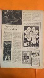 HAFTA MEMLEKET VE DÜNYA HADİSELERİNİ TAKİP EDER, HAFTANIN EN SEÇME YAZI VE RESİMLERİNİ VERİR, SİYASİ MECMUA DERGİSİ - 19 HAZİRAN 1953 SAYI: 195 — PETER ILIÇ ÇAYKOVSKİ - DESIRÉE ARTÔT - NADEZHDA VON MECK - ANTONINA MILYUKOVA - MODEST ÇAYKOVSKİ - SAYHAN BİLBAŞAR - EMREHAN - ŞEMSİ BELLİ - JORJİ - SELİM - SETA - DÜRRİYE - KARABET DEMİRCİYAN - FARUK YENER - JOHN BIRKS GILLESPIE - FRANK FAIRFAX - TEK AŞKI: ÇAYKOVSKİ’NİN DESIRÉE ARTÔT VE NADEZHDA VON MECK İLE YARIM KALAN İLİŞKİLERİ - DESIRÉE ARTÔT İLE NİŞAN, PADILLA İLE EVLİLİK, ÇAYKOVSKİ’YE VEDA - NADEZHDA VON MECK’İN GÖRÜŞMEME ŞARTIYLA DESTEKLEDİĞİ BESTEKÂR - ÇAYKOVSKİ’NİN YALNIZLIKLA BESLENEN SENFONİLERİ VE İTALYA GÜNLERİ - BEYRUT’TA GÜNAH ÇARAN FALCILAR: JORJİ’NİN KADINLARLA GİZLİ SEANSLARI - ZEYTUNİYYE SAHİLLERİNDE FAL VE ŞEHVET ARASINDA BİR KÖŞK - HOTEL NORMANDİYA’DA RAKKASELERDEN JORJİ’NİN SIRLARI - NECİPBEY KREMLERİ VE PAR EPILATÖR: DÖNEMİN GÜZELLİK ÜRÜNLERİ - BİR CAZ YILDIZI NASIL DOĞDU: JOHN BIRKS “DIZZY” GILLESPIE’NİN MÜ - 36 SAYFA