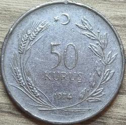 1974 Tedavül 50 Kuruş
