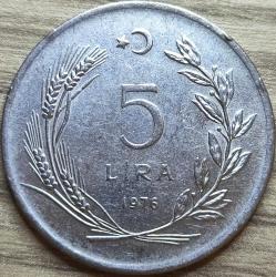 1976 Tedavül 5 Lira