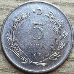 1975 Tedavül 5 Lira
