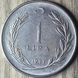 1977 Tedavül 1 Lira