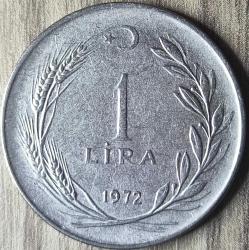 1972 Tedavül 1 Lira