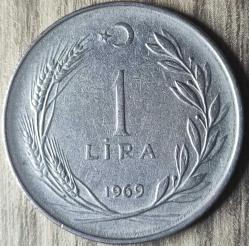 1969 Tedavül 1 Lira