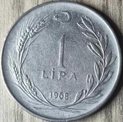 1968 Tedavül 1 Lira