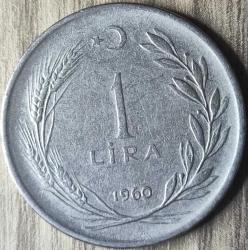 1960 Tedavül 1 Lira