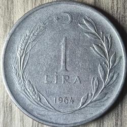 1964 Tedavül 1 Lira