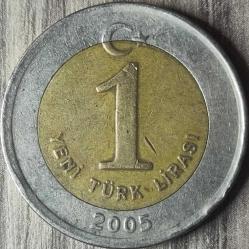 2005 Tedavül 1 Yeni Türk Lira