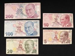 9. Emisyon A Serisi Set (200 - 100 - 20 - 10 - 5 )
