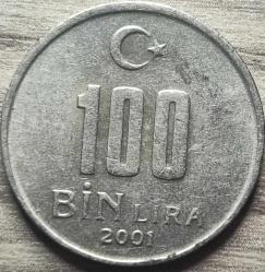 2001 Tedavül 100 Bin Lira