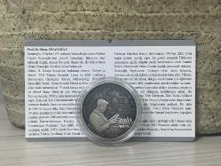 2025 - Oktay Sinanoğlu Darphane Sertifikalı Okside Gümüş Hatıra Para - Çil