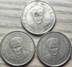2002-2004 Tedavül 250 Bin Lira Üçlü Set