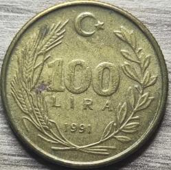 1991 Tedavül 100 Lira