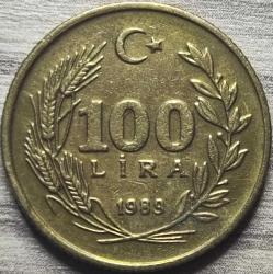 1989 Tedavül 100 Lira