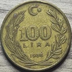 1988 Tedavül 100 Lira