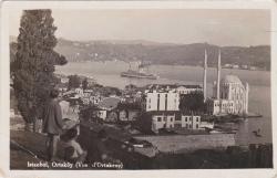 [FOTOĞRAF] 1937 İstanbul Ortaköy (Vue d'Ortakeuy) görselli erken Cumhuriyet dönemi. Büyükelçi Bay Basri Lostar ve Bayan Seza Lostar adına gönderilmiş