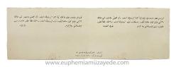 [OSMANLICA DAVETİYE / DÜĞÜN / KADIKÖY] İffet Hanım'la Sadık Bey'in Kadıköy Bahariye Caddesi'nde düzenlenecek olan velime (düğün) cemiyetine ait Osmanlıca davetiye ve zarfı
