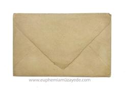 [OSMANLICA DAVETİYE / DÜĞÜN / KADIKÖY] İffet Hanım'la Sadık Bey'in Kadıköy Bahariye Caddesi'nde düzenlenecek olan velime (düğün) cemiyetine ait Osmanlıca davetiye ve zarfı