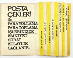 1970 PTT posta çekleri [Broşür]