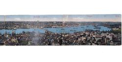 [KARTPOSTAL] İstanbul panaroma: İstanbul'un manzara-i umûmîsi = Panorama de Constantinople. Editör: M.J.C. (111x10 cm)