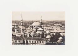 [KARTPOSTAL / CONSTANTINOPLE / İSTANBUL: Mosquee Suleymanie - Süleymaniye Camii Editör: Isaac M. Ahitouv, Constantinople. S/b