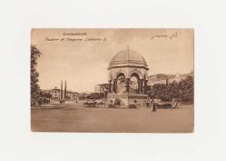 [KARTPOSTAL / CONSTANTINOPLE / İSTANBUL: Fontaine de l'empereur Guillaume II. - Alman Çeşmesi. Editör: M. J. C.
