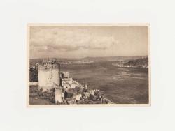 [KARTPOSTAL / CONSTANTINOPLE / İSTANBUL: Rumeli Hisarından Boğaziçi Doğan Kardeş Kartpostalları