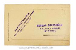 [KARTPOSTAL] Herman Boyacıoğlu Kartpostallarla Eski Türk Hayatı Sergisi Hatırası Constantinople - Kassim Pacha (Kasımpaşa). Editör: E. F. Rochat