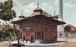 [KARTPOSTAL / ESKİ İSTANBUL] İstanbul - Sultanahmed Çeşmesi Constantinople, Stamboul, Fontaine Sultan Ahmed. Editör: Max Fruchterman