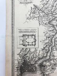 [HARİTA / İSTANBUL / AYASOFYA / ADALAR] Constantinople and the Bosphorus. [i.e., İstanbul ve Boğaziçi] Drawn and engraved by Alexander Findlay, 1832 [with] A plan of the Hagia Sophia and the Princess Islands. Printed by Fisher, Son & Co. in London, UK