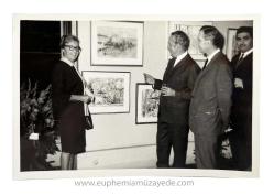 Efemera - [FOTOĞRAF / TÜRK RESİM SANATI] Ressam Cafer Bater (1913-1994) Sergisi, Ekim 1967 - kitantik - kitaLog