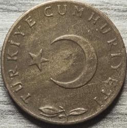 1962 Tedavül 5 Kuruş