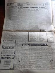 Cumhuriyet Gazetesi - 6 Şubat 1950 - İngiltere'de seçim savaşı yazan Abidin Daver Başmakale - Ukrayna'da İsyan çıktığını Moskova teyit ediyor - soğuktan bütün okullar 3 gün müddetle tatil fotoğraf - İngiltere'nin Akdeniz filosuna mensup harp gemileri la valetta üstünde fotoğraf - ısmarlanacak yeni gemiler - meclis Mart'ta seçimleri yenileme kararı veriyor - berlin'i işgal için Rus planı - Cemil Sait Barlas Nutuk söylerken fotoğraf - İstanbul işçi sendikaları Birliği Dün yıllık kongresini yaptı fotoğraf - Rusya'da Yahudi düşmanlığı - İlk Meclisi mebusan reisi Ahmet Rıza Beyin hatıraları yazı dizisi - bazı semtler Dün ekmeksiz kaldı - Modern Türk müzik eserleri Festivali - İstanbul Basketbol Şampiyonası maçları - Beyoğluspor Vefa'yı 50 41 yendi - Fenerbahçe modayı 57 29 yendi - Ölüme Doğru Yazan Agatha Christie yazı dizisi - Rommel'in Esrarı yazı dizisi - Karaok filmi bu akşam Atlas ve İpek sinemasında - İstanbul Ankara Radyosu Programı - İstanbul belediyesi şehir tiyatroları piyesleri