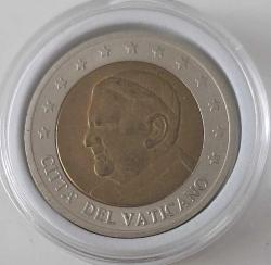 2005 VATİKAN 2 EURO DENEME BASKI SPECMEN ORİJİNAL HATIRA PARASI ÇİLALTI ÇOK NADİR V1A2TT1