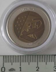 2005 VATİKAN 2 EURO DENEME BASKI SPECMEN ORİJİNAL HATIRA PARASI ÇİLALTI ÇOK NADİR V1A2TT1