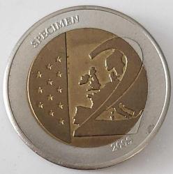2005 VATİKAN 2 EURO DENEME BASKI SPECMEN ORİJİNAL HATIRA PARASI ÇİLALTI ÇOK NADİR V1A2TT1