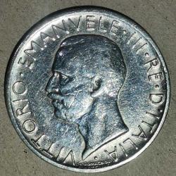 İTALYA  1929 5  LİRE   GÜMÜŞ 5  GRAM