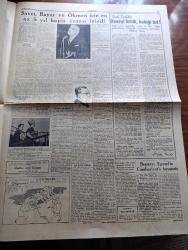 Cumhuriyet Gazetesi - 16 Ekim 1960 - Savcı Celal Bayar Ve Nedim Ökmen İçin En Az Beş Yıl Hapis Cezası İstedi - Nedim Ökmen Suçu Celal Bayar'a Atmakta Israr Ediyor - Celal Bayar'ın Kızı Nilüfer Gürsoy Dünkü Duruşmayı Ağlaya Ağlaya Takip Etti Fotoğraf- Başsavcı Altay Ömer Egesel'in Cumhuriyet'e Beyanatı Duruşmalar En Geç İki Ay İçinde Tamamlanacak fotoğraf - Celal Bayar duruşma salonuna getirilirken fotoğraf-  Eski Devlet Demiryolları Genel Müdürü Safa Yalçuk Dün Tahliye Edildi Fakat - Demokrat Parti'nin Organı Olan Radyo Meselesi Yüksek Soruşturma Kurulunda - Yassıada İntibaları Yazan Cevat Fehmi Başkut - Yassıada'dan Portreler Adnan Menderes Yazan Cahit Tanyol - Uluslararası Tiyatro Festivali  -  inanmak güvenmek sağlamlık yazan Yaşar Kemal Köşe Yazısı - Nevzat Emiralp İstanbul Emniyet Müdürü Oldu - Resimli Roman Başkasının Günahı Çizen Yves Sayol - Fenerbahçe Karşıyakayı Güzel Bir Oyunla 7 1 Yendi - Beşiktaş Dünkü Maçta Adana Demirspor'u 3 0 Yendi - Buğday Bankası - Radyolin