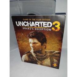 Ps3 oyun uncharted 3 drake's deception Game of the year edition. Orijinal