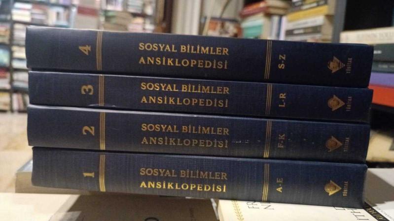 4 cilt takım TÜBİTAK Sosyal Bilimler Ansiklopedisi