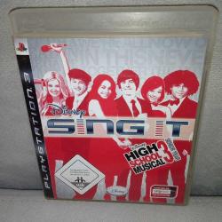 Ps3 sing it high school musical 3 Disney. Orijinal. kitapçık mevcut. Disk 10 üzerinden 9.5 tertemiz koleksiyonluk