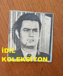 YEŞİLÇAM'IN UNUTULMAZ OYUNCUSU ve TRABZON'UN İFTİHARI TANJU GÜRSU'NUN GAZETEDEN KESİLME MİNİ BOY FOTOĞRAFI - 5 x 4,5 cm EBADINDA