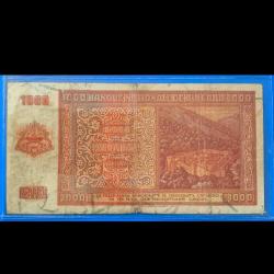 Bulgaristan 1000 leva 1942 temiz Pvc kaplı Nadir banknot / kağıt para