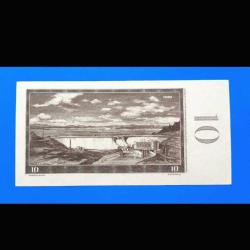 Çekoslovakya 10 korun 1960 Çil banknot kağıt para