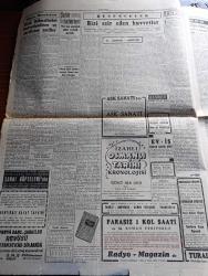 Cumhuriyet Gazetesi - 2 Aralık 1950 - biterken yazan Nadir Nadi Başmakale - Kore'de birliğimizin gösterdiği kahramanlık bütün dünyada heyecan yarattı - Kore'de birliğimizin savaştığı  Changchon nehri ve dolayları - 10.000 düşmana karşı 2000 Türk'ün mucizesi - Avrupa'da birliğimize hayranlık - Kore harbi zayiatı - verem sergisi dün sabah açıldı - sanatkar Vasfi Rıza Zobu'nun açtığı dava - Karanlık Oda Yazan Peride Celal Yazı Dizisi - tramvaylar kalkabilir mi yazdan Burhan Felek - Kızılay başkanlığına Doktor Nihat Reşat Belger seçildi - İstanbul'a gelecek İspanyol Revüsü - eşsiz sanatkar Hamiyet Yüceses Taksim kristal salonunda - Muammer Karaca tiyatrosu Belami maksim'de - Kore'den fotoğraflar - Yaşar Doğu'nun bu gece yapılacak Güneş müsabakalarına iştirak edememesi muhtemel - 1950-1951 Yunus Nadi mükafatı Milli mücadele'ye ait bir hatıra - Morina Balıkyağı Taksim Eczanesinde - Emlak Bankası - Land Rover geldi - İsviçre marvin kol ve cep saatleri gelmiştir - Attle Truman Görüşmesi