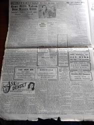 Cumhuriyet Gazetesi - 6 Aralık 1950 - Washington Konferansı harbi önler mi Cumhuriyet Başmakale - Kore'de askeri birliğimiz konservelerle yemek yerlerken fotoğraf - Kore'deki zayiatımıza dair ilk inanılır rakam - büyük taarruz'da bir topçu bataryamız atış esnasında fotoğraf - Amerika Avrupa'ya karşı hiddet ve infial içinde - genç milli takım Dün Mısır'a gitti fotoğraf - dün gece yapılan Güreş karşılaşmaları - Kahraman Yahudi Kadıköy Hale sinemasında - Karanlık Oda Yazan Peride Celal Yazı Dizisi - aman illallah artık yazan Burhan Felek -  İnönü stadı tamamlanıyor - Jan Dark filmi yalnız Lale Yıldız ve İnci sinemalarında - Tarzan maymun adam filmi Azak ve Turan sinemalarında - İstanbul belediyesi şehir tiyatroları dram kısmında Dilsizlerin dili komedi kısmında Tersine Dünya - Kore'den fotoğraflar - Kore'de bulunan Savaş uçaklarımızdan biri uçuş için hazırlanırken fotoğraf - Kore'den Türkiye'dekilere Mektup - Türkiye'den Kore'dekilere mektup - 1950-1951 Yunus Nadi Mükafatı - Hasan kolonya