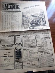 Cumhuriyet Gazetesi - 7 Aralık 1947 - Recep Peker'in suçu yazan Nadir Nadi Başmakale - Recep Peker'in cevap vereceği teeyyüd ediyor - Londra'da dörtler Avusturya bir Almanya meselelerini görüşürlerken fotoğraf - Fransa'da grevcilerin çoğu işleri başına dönüyorlar - Fransız milli meclisinde komünist lideri Thorez'in sözleri yuhalarla karşılandı - New York'ta Joe Louis ile Walcott arasında Dünya Boks şampiyonluğu maçı fotoğraf - Filistin'de çarpışmalar devam ediyor - haftanın şakaları yazan Burhan Felek - dünyanın en büyük hava meydanı Laguardia fotoğraf - uçan daireler için bilgiler Ne diyorlar yazan Rıdvan Tezel - milli futbol takımı olimpiyata gidecek mi yazan Eşref Şefik - Galatasaray Beykoz'u Fenerbahçe Süleymaniye'yi 2 0 Yendiler - 1948 model Yıldızlar Takvimi Yarın Çıkıyor - Safiye Ayla borsa kıraathanesinde - gönül kimi severse filmi İpek ve Melek sinemasında - patinaj Kralı filmi bugün elhamra sinemasında - bugünkü radyo programı - İstanbul belediyesi şehir tiyatroları programı