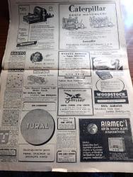 Cumhuriyet Gazetesi - 7 Aralık 1947 - Recep Peker'in suçu yazan Nadir Nadi Başmakale - Recep Peker'in cevap vereceği teeyyüd ediyor - Londra'da dörtler Avusturya bir Almanya meselelerini görüşürlerken fotoğraf - Fransa'da grevcilerin çoğu işleri başına dönüyorlar - Fransız milli meclisinde komünist lideri Thorez'in sözleri yuhalarla karşılandı - New York'ta Joe Louis ile Walcott arasında Dünya Boks şampiyonluğu maçı fotoğraf - Filistin'de çarpışmalar devam ediyor - haftanın şakaları yazan Burhan Felek - dünyanın en büyük hava meydanı Laguardia fotoğraf - uçan daireler için bilgiler Ne diyorlar yazan Rıdvan Tezel - milli futbol takımı olimpiyata gidecek mi yazan Eşref Şefik - Galatasaray Beykoz'u Fenerbahçe Süleymaniye'yi 2 0 Yendiler - 1948 model Yıldızlar Takvimi Yarın Çıkıyor - Safiye Ayla borsa kıraathanesinde - gönül kimi severse filmi İpek ve Melek sinemasında - patinaj Kralı filmi bugün elhamra sinemasında - bugünkü radyo programı - İstanbul belediyesi şehir tiyatroları programı