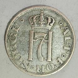 NORVEÇ  1912    10  ÖRE    GÜMÜŞ  1,45  GRAM  NADİR